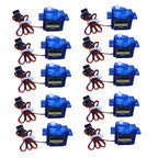 1-10 pces sg90 9g micro servo para aviões rc asa fixa modelo de avião telecontrole - 360 Degrees 1 unidade — foto 1