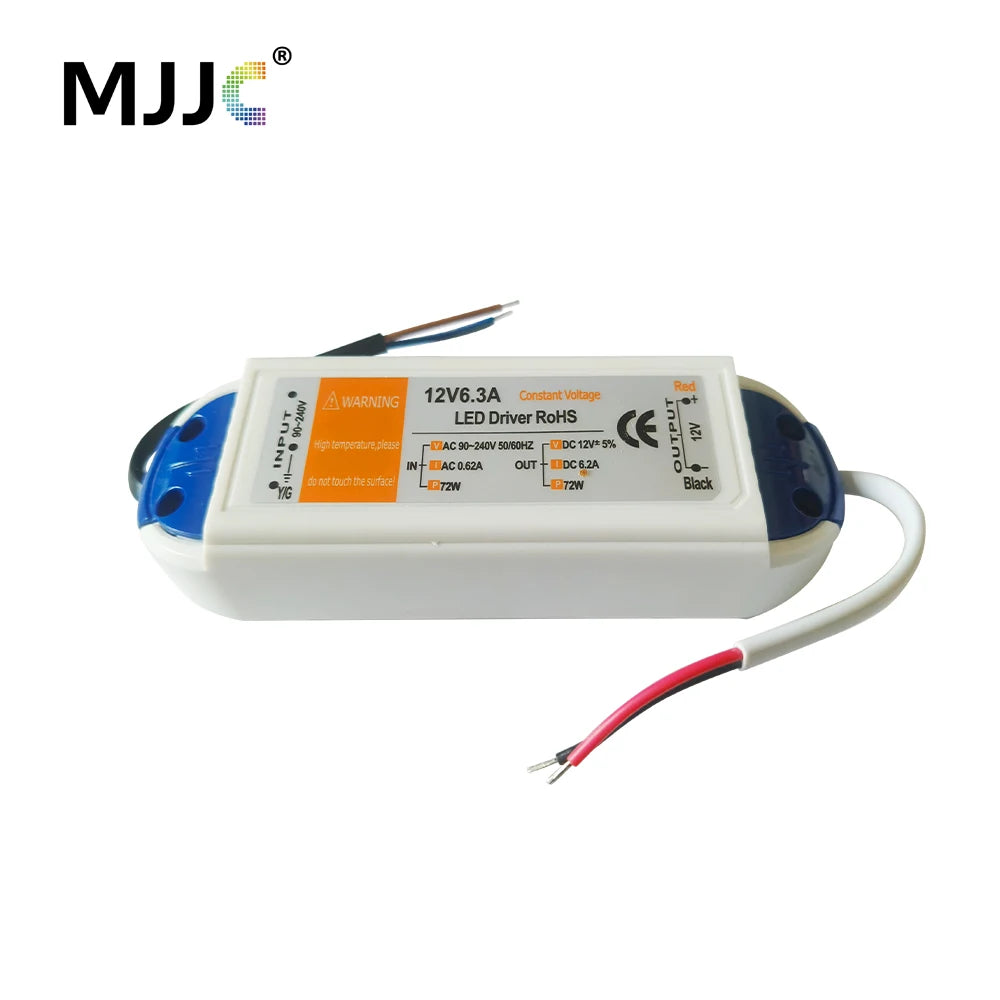 Fonte de alimentação dc12v ac 110v 220v para 12v adaptador de transformador de energia led 18w 28w 48w 72w — foto 1