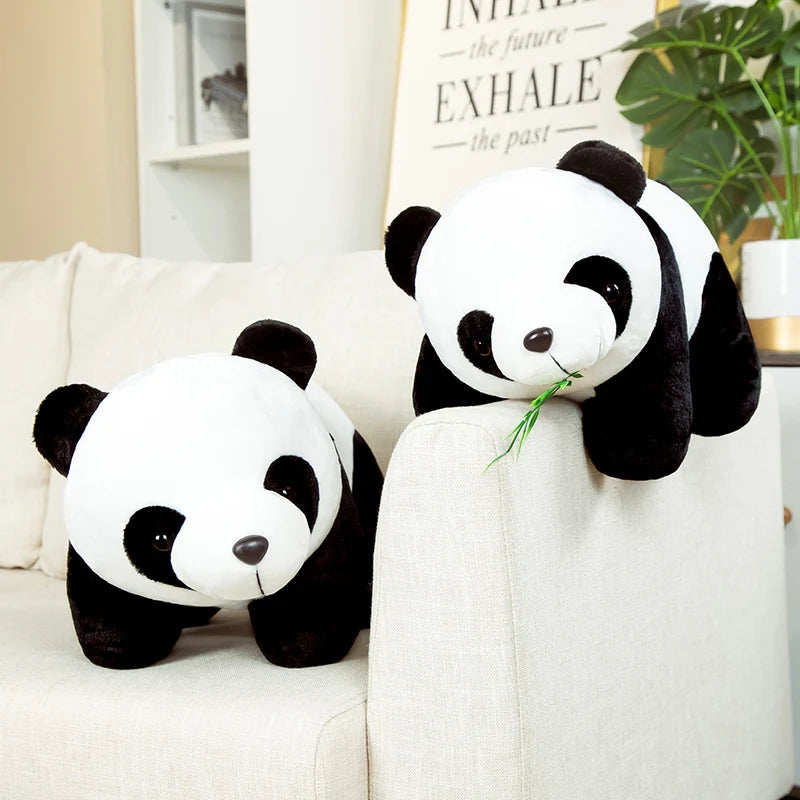 20cm bonito bebê bambu panda urso pelúcia animal boneca dos desenhos animados kawaii bonecas presentes — foto 2