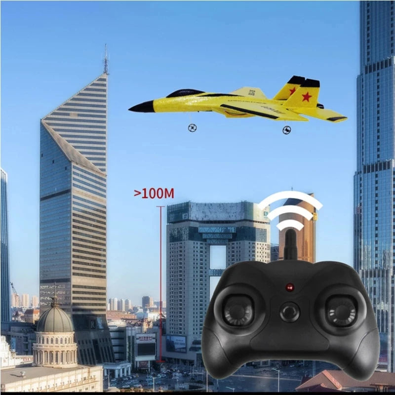 Su35 rc avião fx620 fx820 2.4g comando modelo voador planador avião com luzes led aeronaves brinquedos — foto 3