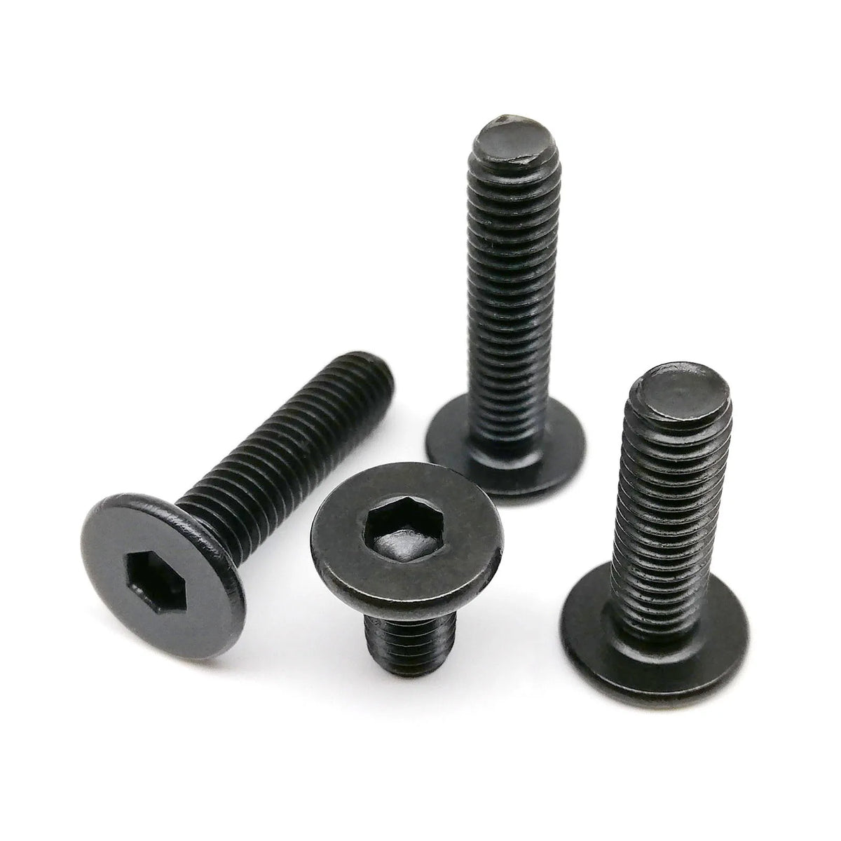 Parafuso de cabeça hexagonal inox preto M4 x 5 mm, 10 unidades — foto 1