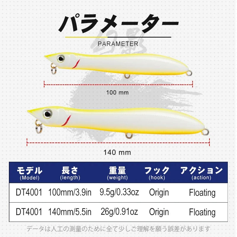 Isca de Pesca Popper 100mm 140mm Patchinco Flutuante Wobblers Isca Artificial Dura Patchinko 100 Iscas — foto 3