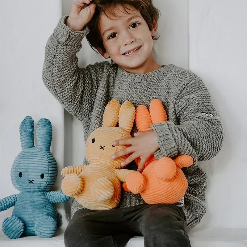 Miffys brinquedos de pelúcia bonito algodão macio bebê dormindo confortável acompanhando bonecas presente — foto 3