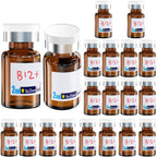 Frascos de Vidro Estéreis Selados com Tampa de Borracha e Tampa de Alumínio Plástico - Amber 2ml 20 unidades — foto 1