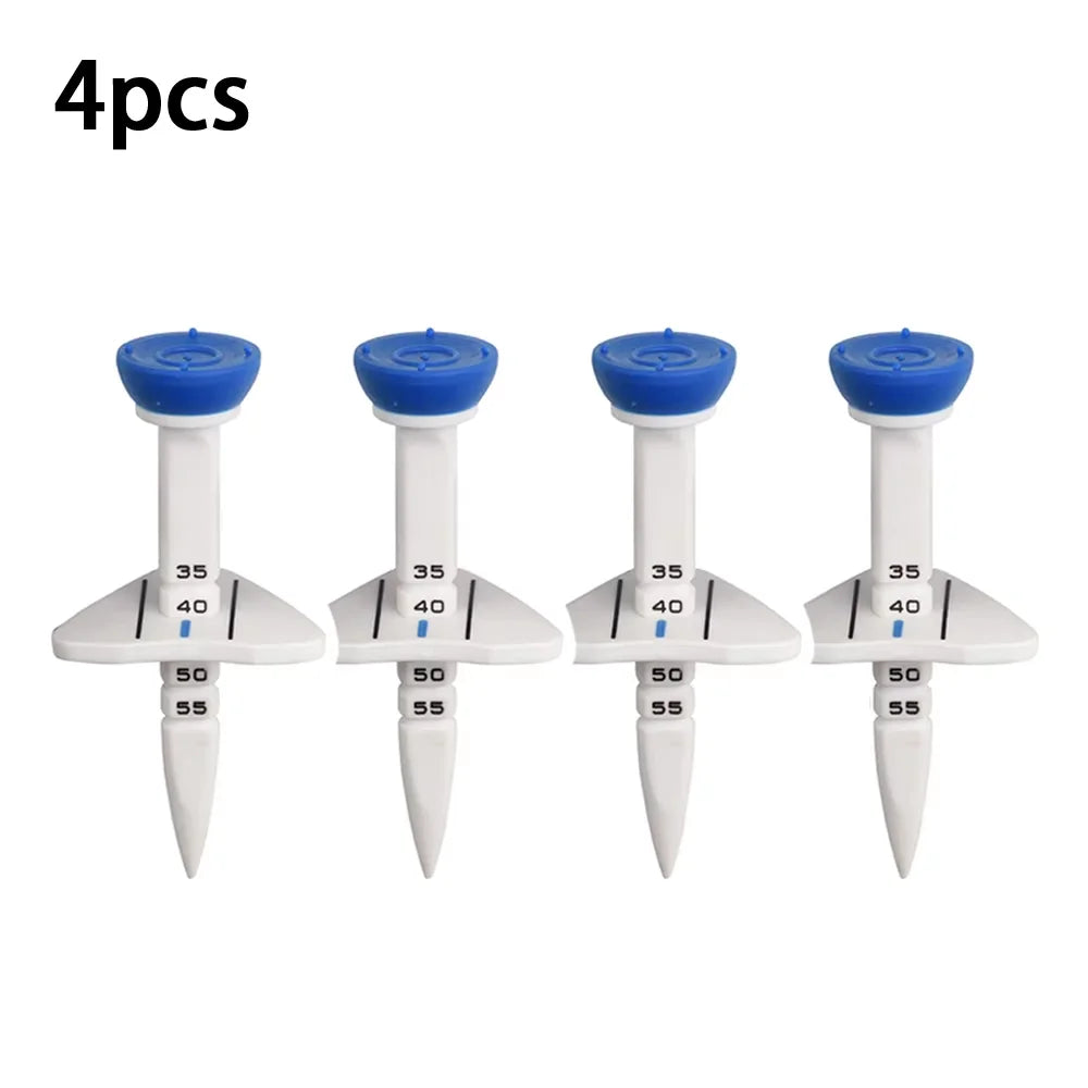 4 peças 33-55mm acessórios de treinamento de camiseta de golfe de altura ajustável - Blue-4pcs — foto 1