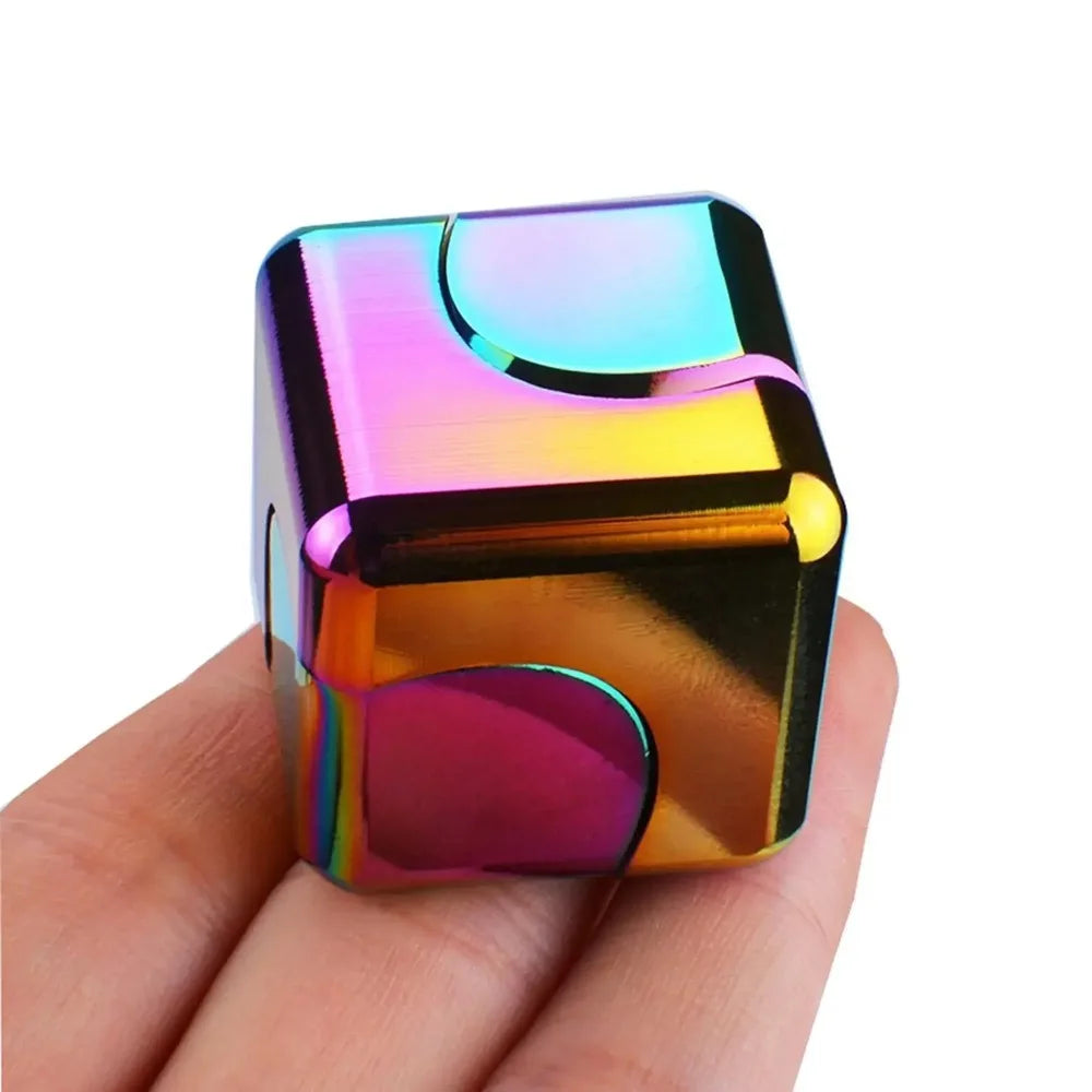 Liga cubo spinner ponta do dedo giroscópio fidget anti estresse brinquedos adulto escritório casa viagem — foto 2