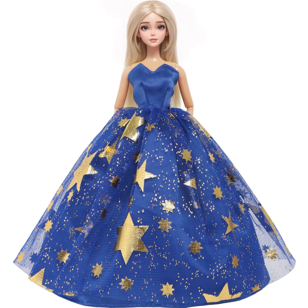 Vestido de Boneca Fashion para Bonecas de 30CM, Vestido de Festa, Saia de Casamento — foto 1