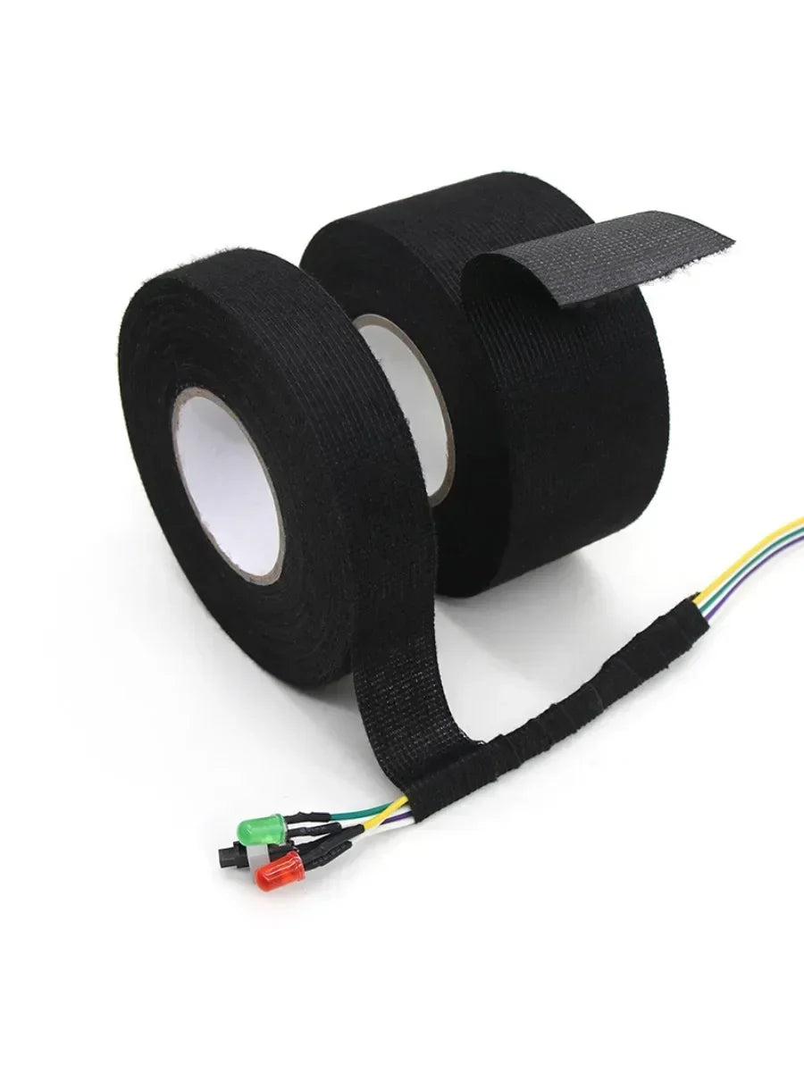 Fita elétrica resistente ao calor, fita isolante de tecido automotivo - 1 ROLL 15m per roll 15mm — foto 1