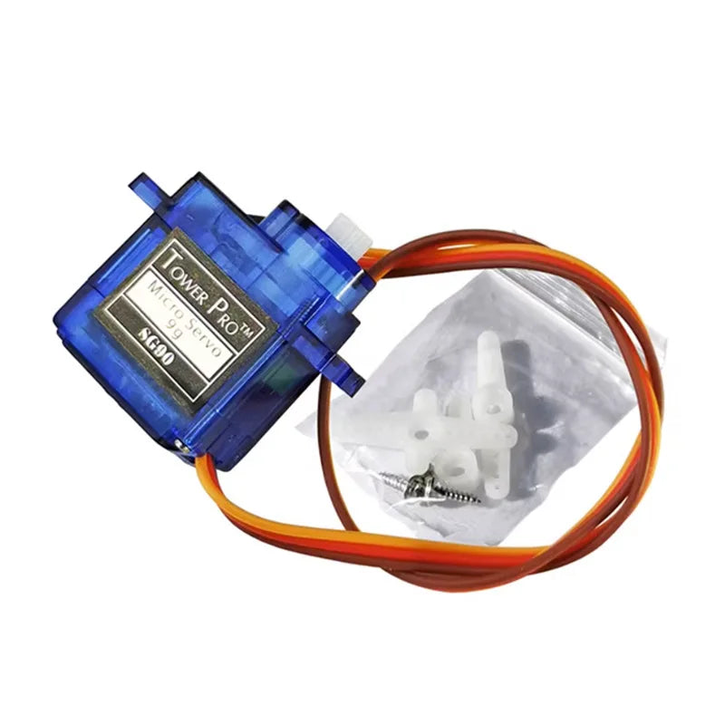 1-10 pces sg90 9g micro servo para aviões rc asa fixa modelo de avião telecontrole - 360 Degrees 1 unidade — foto 5