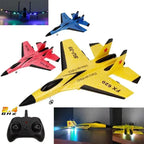 Su35 rc avião fx620 fx820 2.4g comando modelo voador planador avião com luzes led aeronaves brinquedos — foto 2