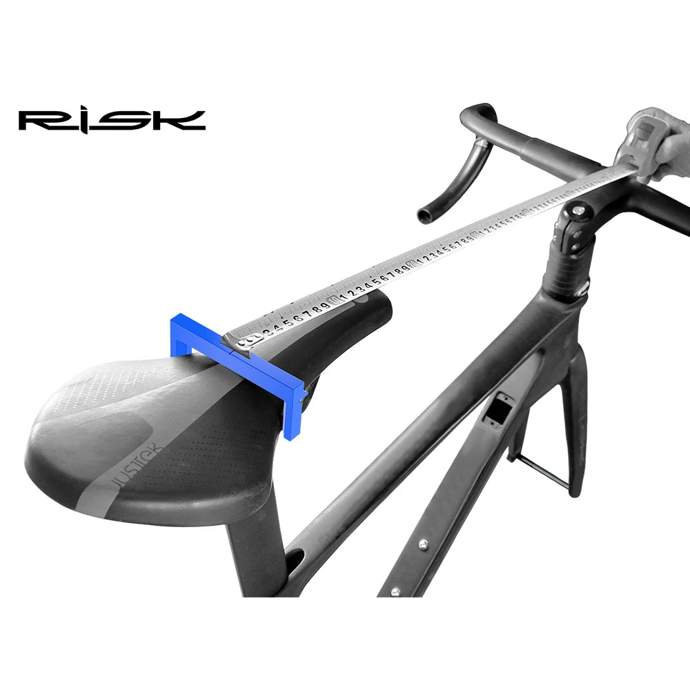 Risco bicicleta assento almofada ferramenta de medição de altura montagem medidor de medição - RL257 e RL258 — foto 6