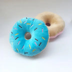 Cão macio donuts de pelúcia brinquedos para cães de estimação mastigar brinquedo bonito filhote de cachorro — foto 5