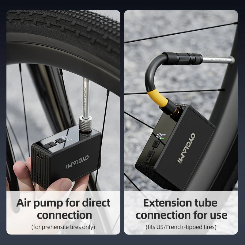 Bomba de ar elétrica portátil para pneus de bicicleta — foto 5