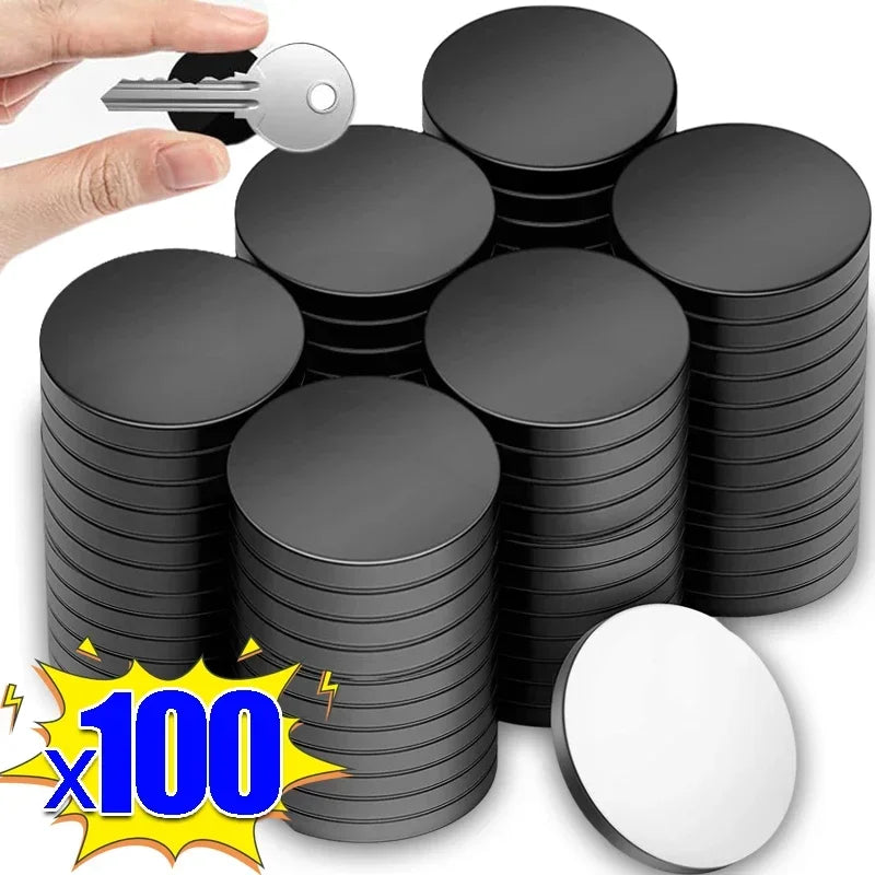 Conjunto de 30 discos magnéticos autoadesivos Ø 20 mm e espessura 2 mm — foto 3