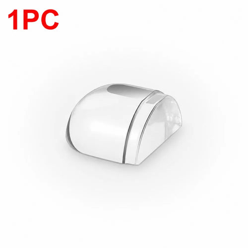 1-8 Peças Batente de Porta de Silicone Transparente Sem Perfuração — foto 1