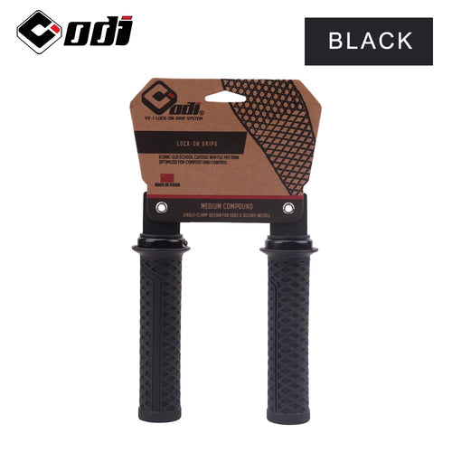 1 par lock-on silicone mountain bike apertos absorção de choque antiderrapante confortável guiador - Preto — foto 1