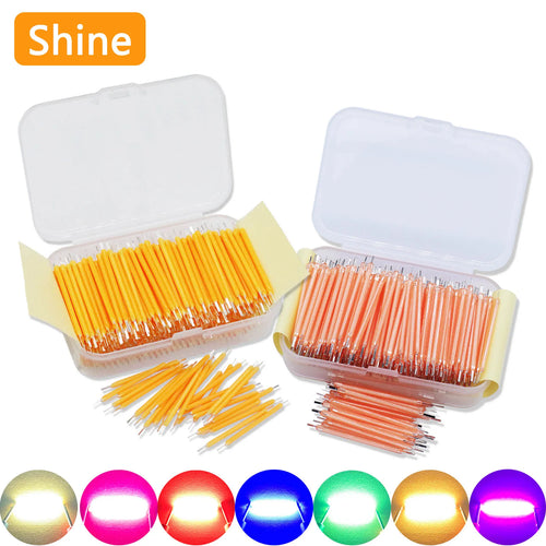 10 1200 pçs filamento led 3v 38mm led cob edison lâmpada decoração para casa fonte de luz casamento oarty — foto 1