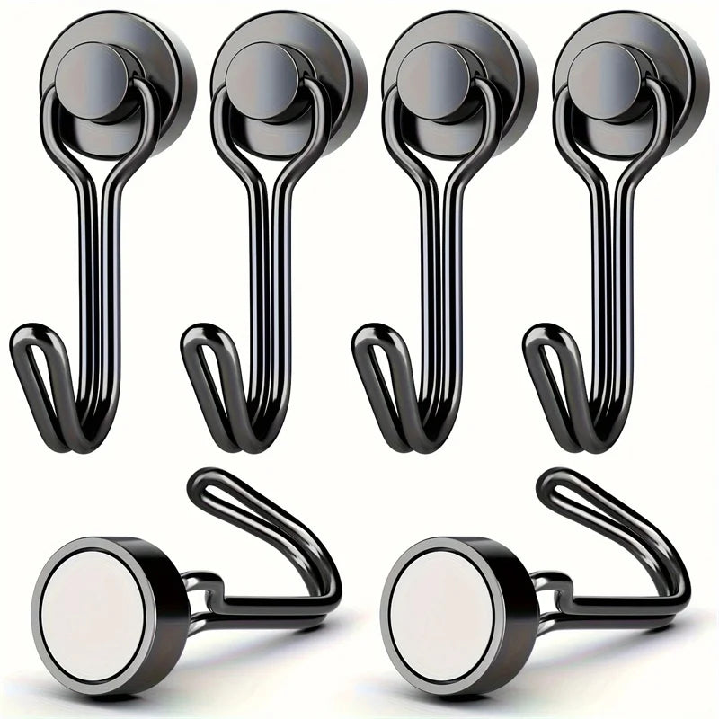 Ímãs extra fortes com gancho para pendurar, base resistente - 6 unidades D16-hei — foto 2