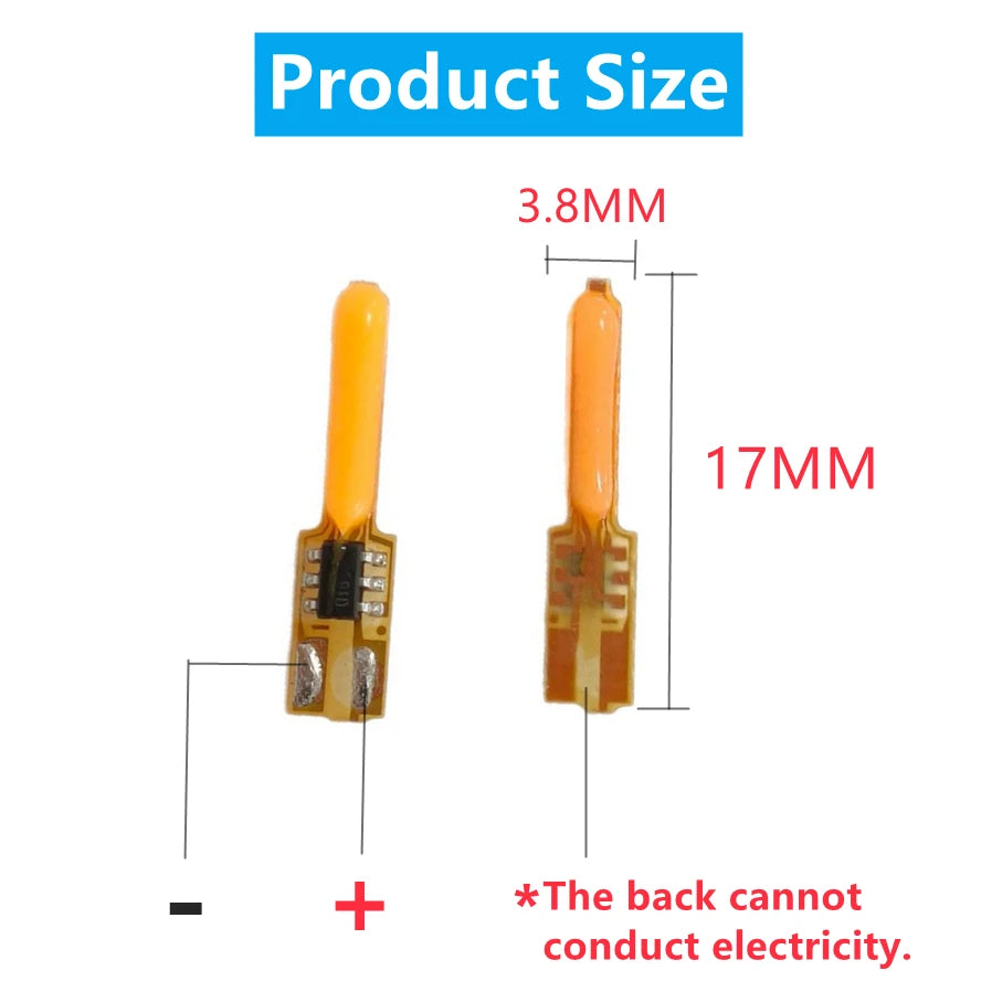 Lâmpada LED de filamento decorativo, 3 V, 1800 K, 5 unidades — foto 5