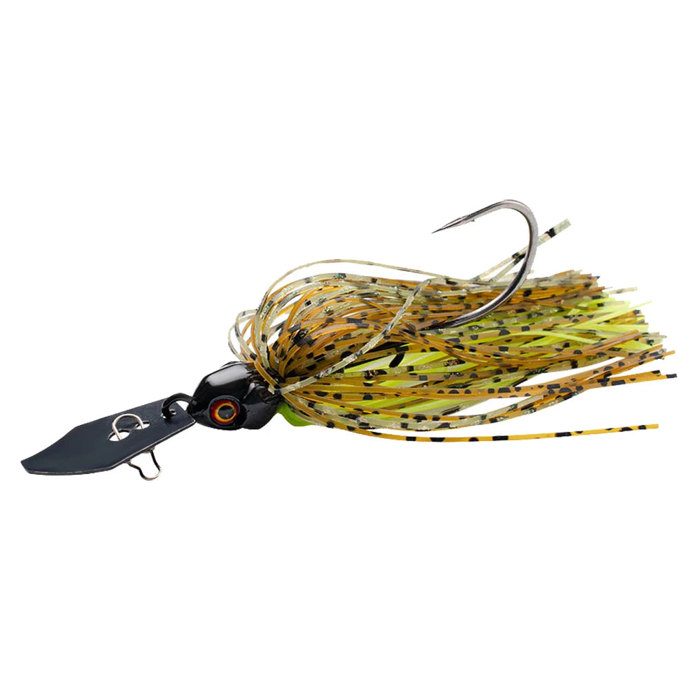 Isca spinnerbait de 7 g com lâmina metálica para pesca — foto 1