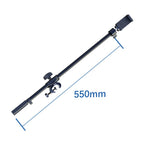 55cm suporte de microfone rotativo barra transversal braços clipe de microfone suporte de telefone suporte — foto 1