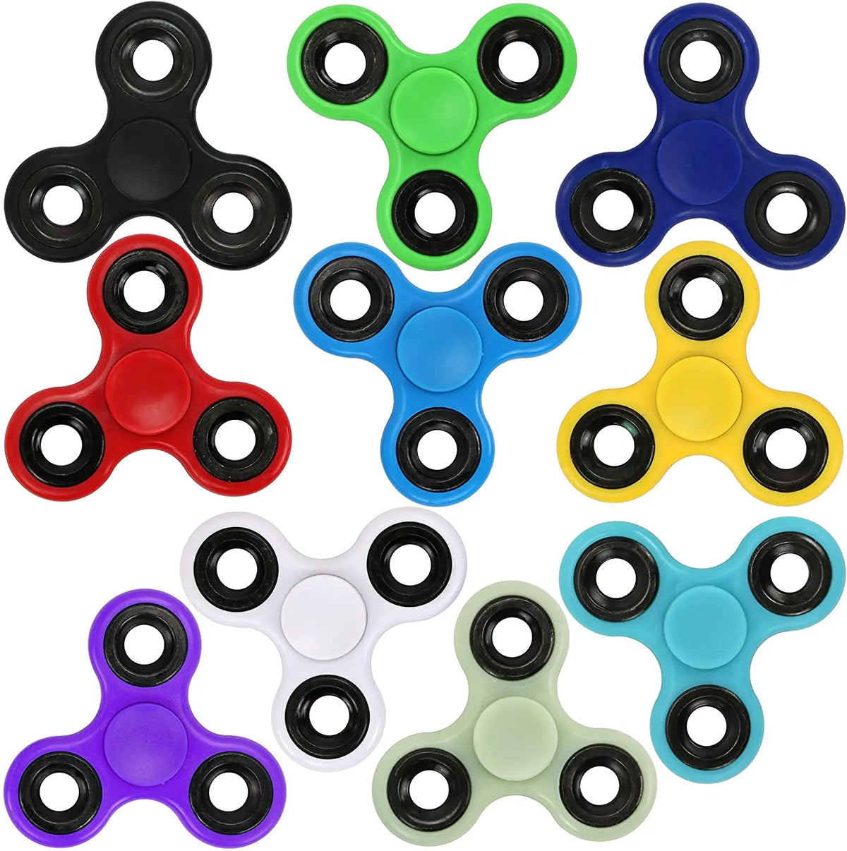 Abs fidget spinner edc spinner para autismo tdah anti estresse tri-spinner de alta qualidade adulto crianças — foto 1