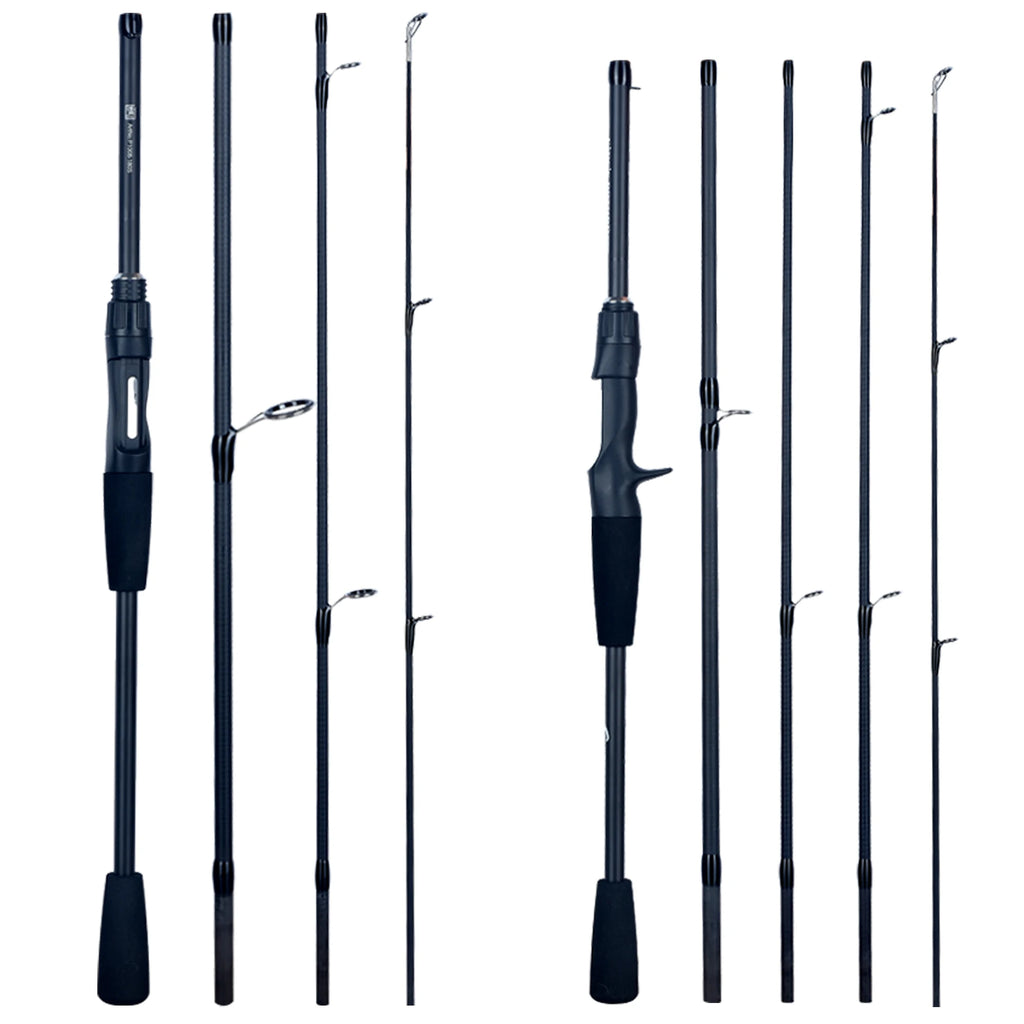 Vara de pesca spinning de carbono de viagem 1,8 m — foto 1