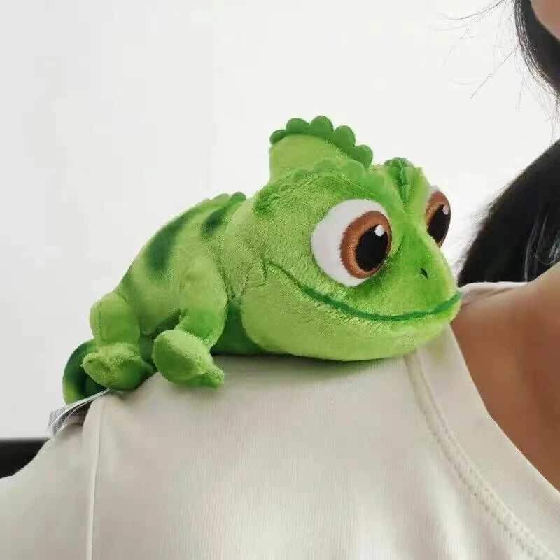 Pelúcia Camaleão Fofo de 15cm para Deitar nos Ombros, Brinquedos de Pelúcia, Boneca Lagarto Criativa — foto 2