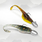Tipo de peixe minnow shad iscas macias 5cm ajing worm isca de pesca salgueiro cauda tpr flutuante - Color A — foto 6