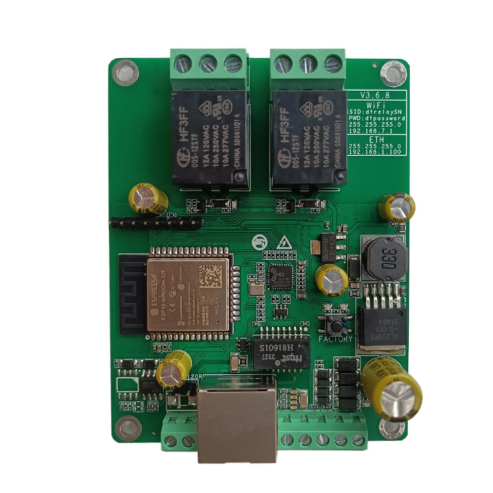 Rede de relé ethernet wifi switch modbus mqtt tcp udp web http programação tarefa pode rs485 coap domoticz — foto 3