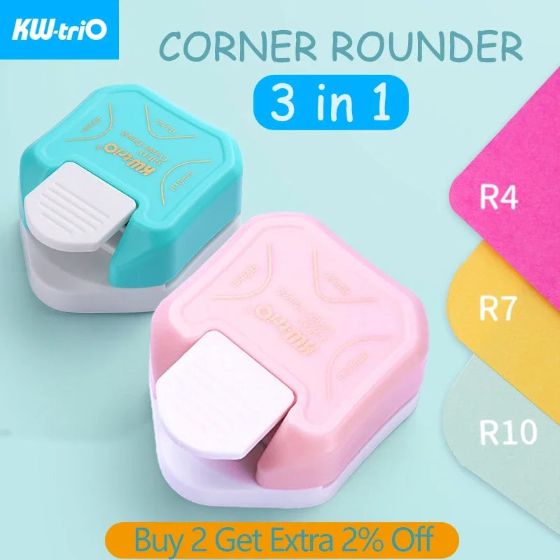 Canto e Border Socos, Mini Cortador de Canto, Circle Trimmer Punch, Material de Escritório, DIY, R4, R7 — foto 3