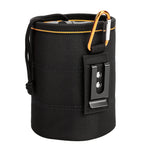 Bolsa de ferramentas para unhas, bolsa de parafusos com clipe de cinto preto — foto 1