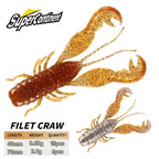 Supercontinente filé craw isca poleiro iscas isca macia iscas de pesca camarão lagosta isca de plástico macio — foto 3