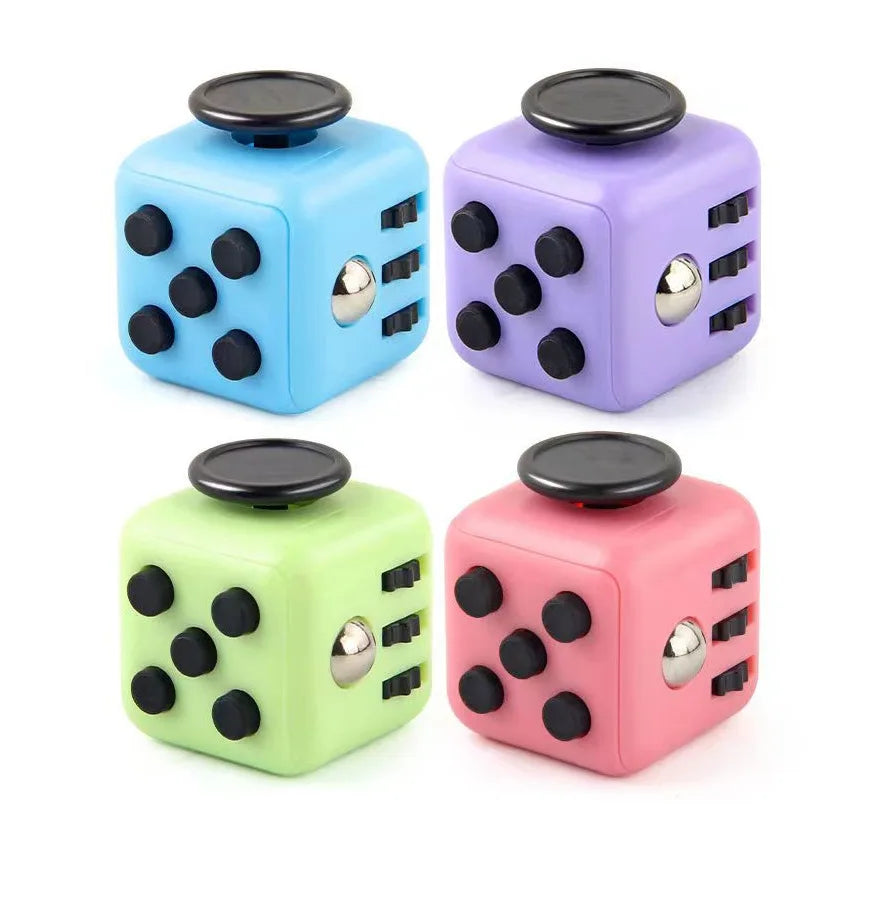 Cor sólida Fidget Decompression Dice para Liberação Stress Relief, Autismo e Ansiedade Aliviar — foto 2
