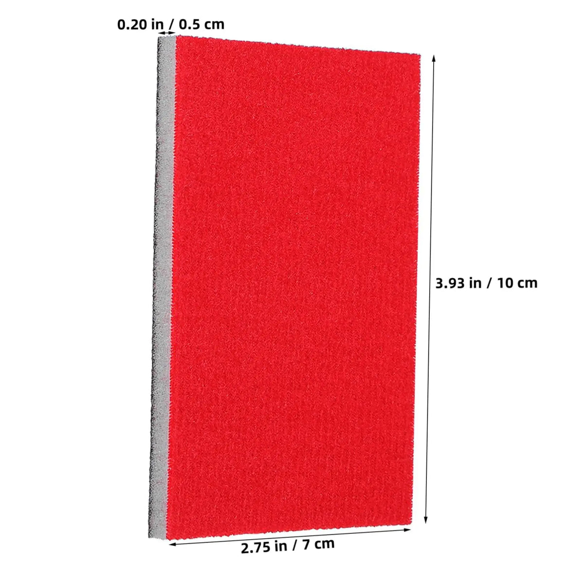 5-50 Peças Bloco de Lixa de Espuma Macia 75x100mm, Grão - Vermelho 75x100mm 800-1000 5 unidades — foto 2