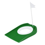 Treinador de golfe interno com buraco bandeira putter verde prática ajuda casa quintal ao ar livre — foto 2