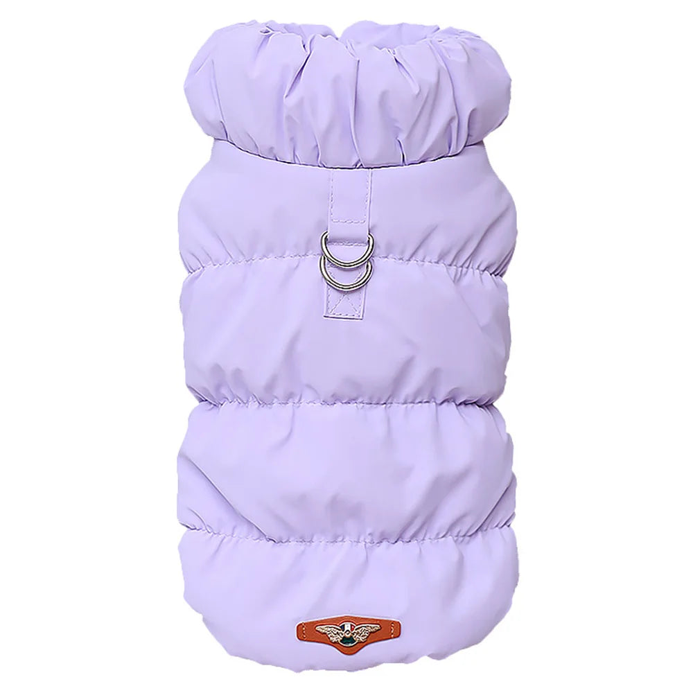 Macio quente roupas para cães inverno acolchoado filhote de cachorro gato casaco jaqueta para cães pequenos — foto 1