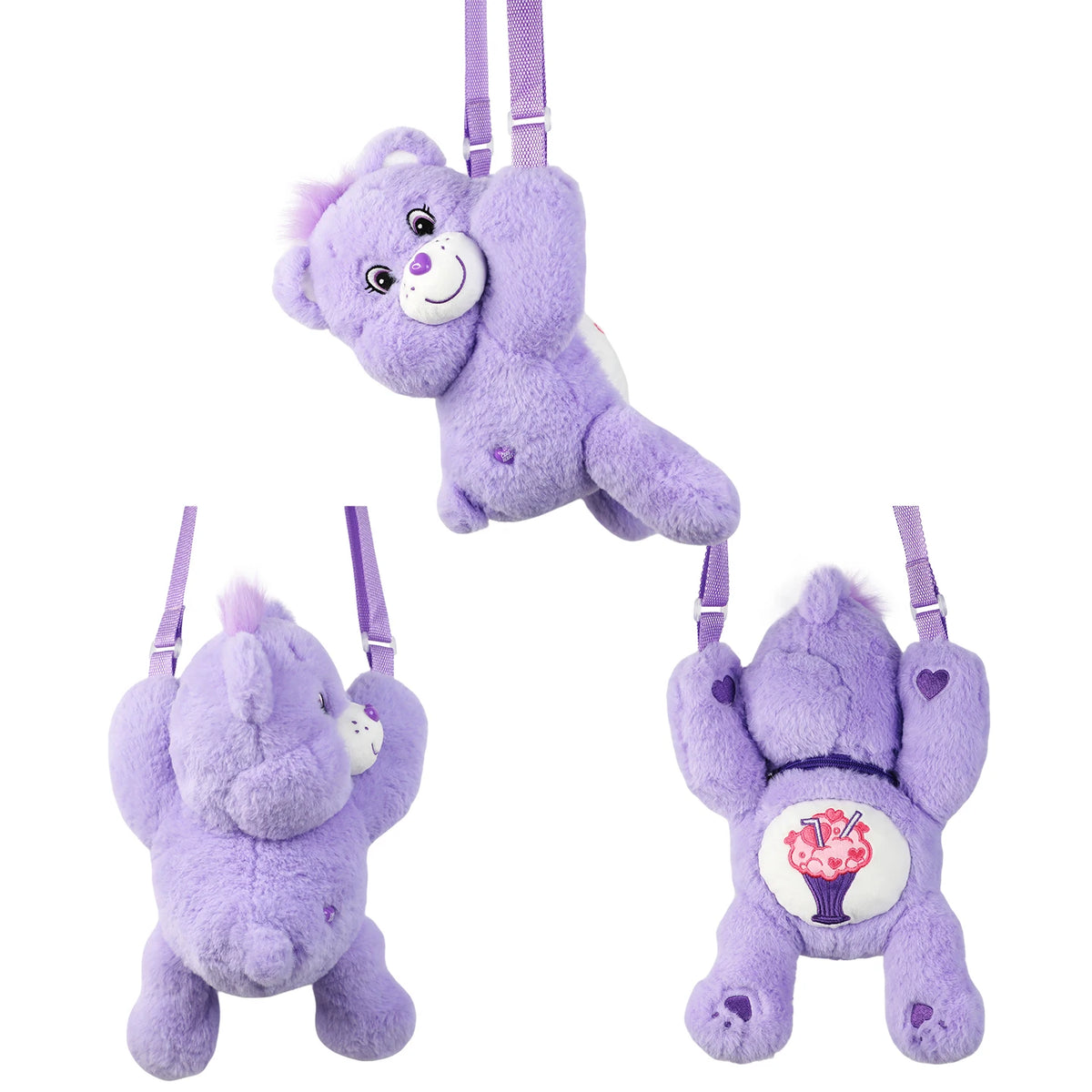 Bolsa Transversal 3D 30cm, Bolsa de Ombro de Pelúcia Kawaii, Bolsa de Urso de Desenho Animado para Mulheres — foto 1