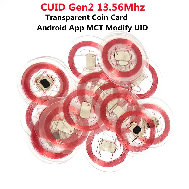 CUID Tag Gen2 chave inteligente eletrônica regravável NFC clone token 13.56Mhz 1K S50 ISO14443 cartão mágico — foto 5