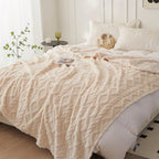 Cobertor de lã coral de camada única, cobertor leve e multiuso capa de cama, para sala de estar capa de sofá — foto 4