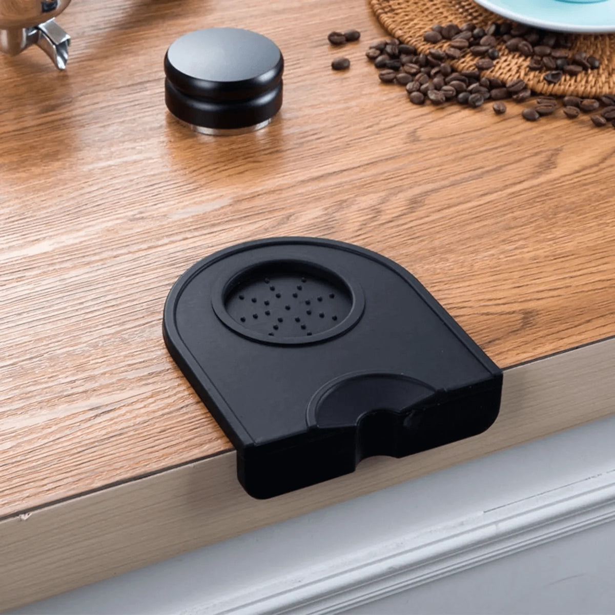 Tapete de silicone antiderrapante para tamper de café, pequeno — foto 8