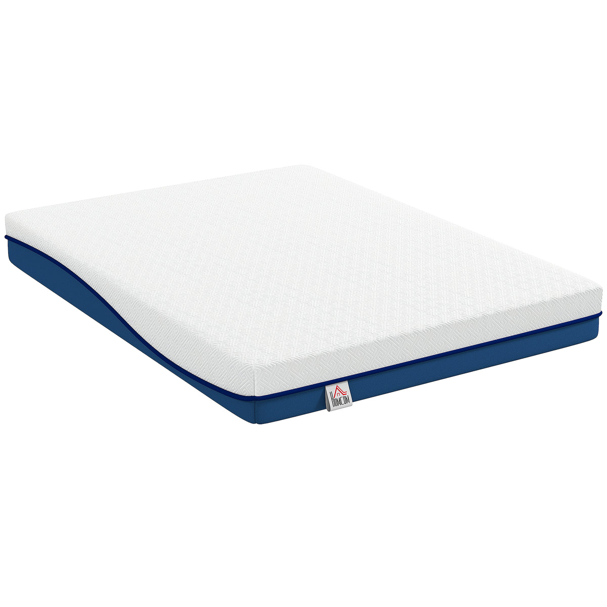 Colchão 190x140 cm Espessura 20 cm Colchão Viscoelástico com Chá Verde Firmeza Média Cama Refrescante com Espuma de Gel — foto 1