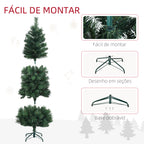 Árvore de Natal 180 cm Árvore de Natal Artificial com 528 Ramos e Suporte de Metal Árvore de Natal para Sala Interior Verde — foto 6