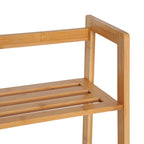 Estante de Bambu com 4 Prateleiras Estante em Forma de Escada para Casa de Banho Sala de Estar Escritório 48x31,5x120 cm Madeira — foto 6