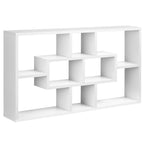 Decorativa Prateleira Conjunto de 8 Prateleiras Prateleiras de Livros Prateleiras Flutuantes Cubos Modernos 85x14.5x47.5 cm de carga 20 kg De Madeira — foto 1