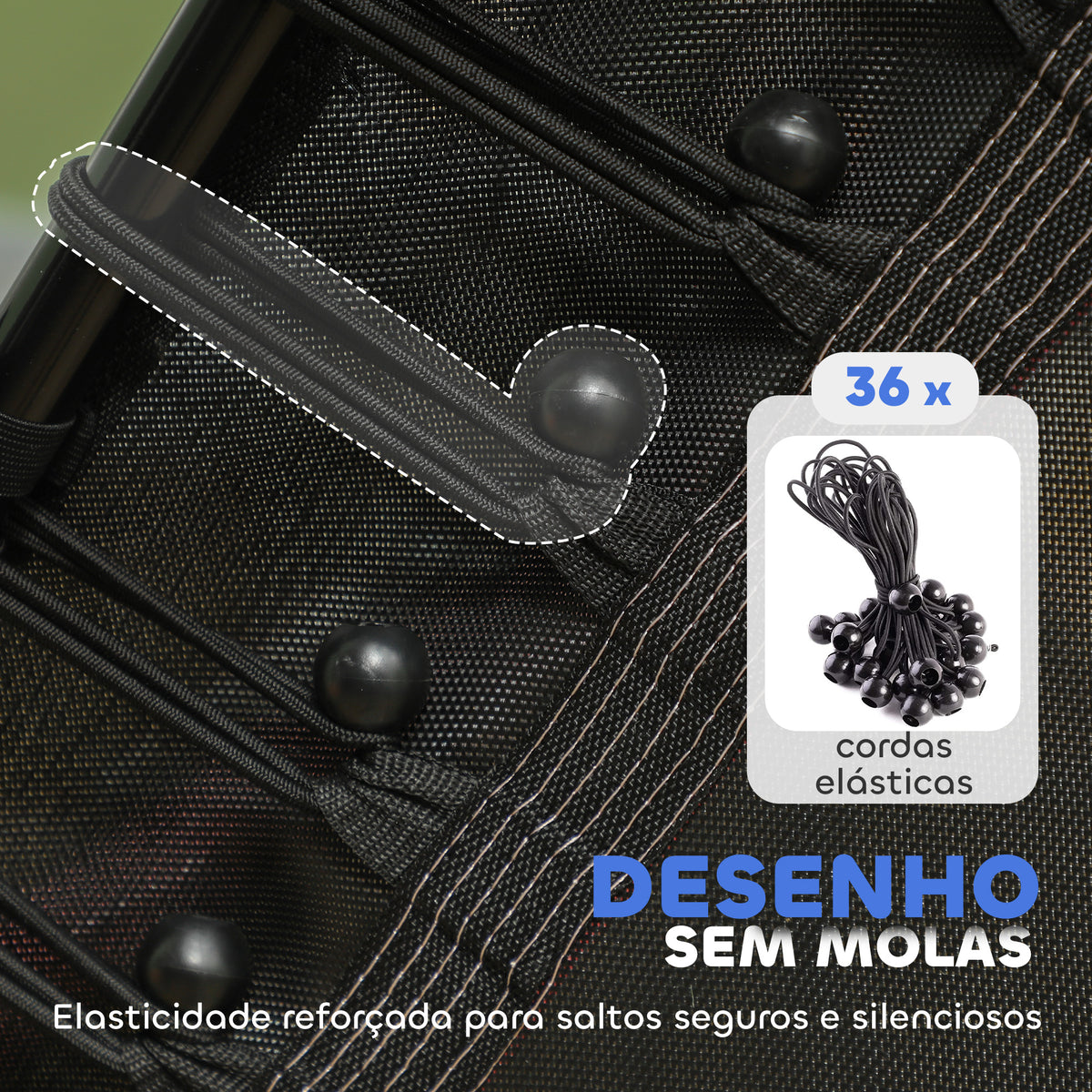 Trampolim para Crianças acima de 3 Anos Cama Elástica Infantil com Rede de Segurança e Estrutura de Aço para Interiores e Exteriores Carga 50kg Ø163,5x190 cm Rosa — foto 5