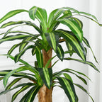 Planta Artificial Decorativa Dracaena com Pote Árvore Sintética 66 Folhas para Jardim Varanda Escritório Sala Ø20x160 cm Verde — foto 9