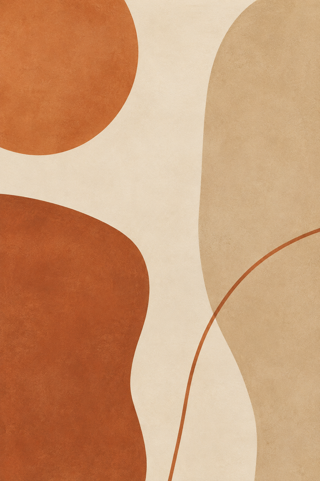 Quadro abstrato «Dunas» — o design