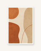 Dunas · Quadro abstrato — acabamento:poster