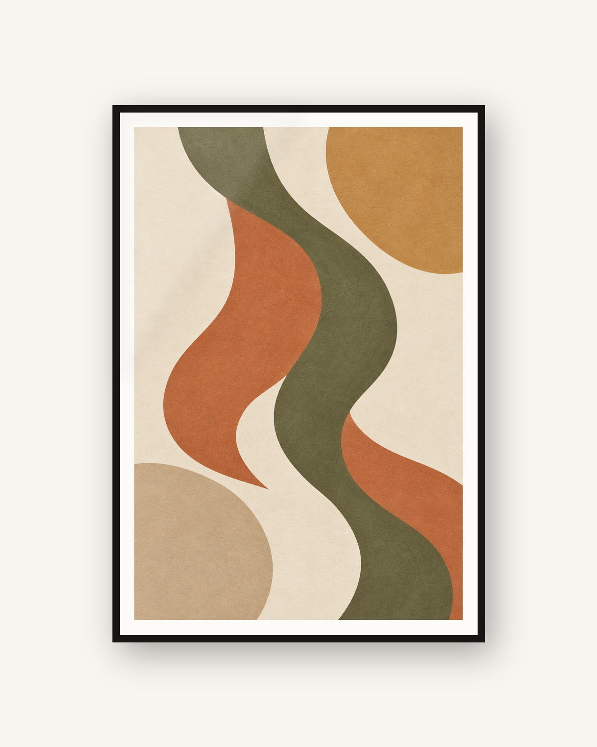 Correntes · Quadro abstrato — acabamento:poster_emoldurado_preto